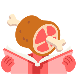 meat on bone and books