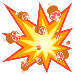 meat on bone and collision