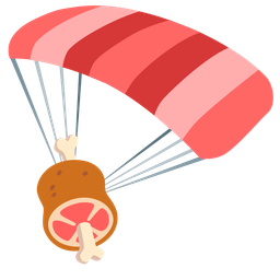 meat on bone and parachute