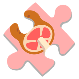 meat on bone and puzzle piece