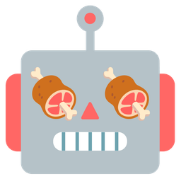 meat on bone and robot