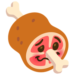 meat on bone and woozy face