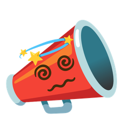 megaphone and dizzy
