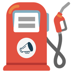 megaphone and fuel pump