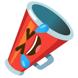 Megaphone and Rolling on the floor laughing