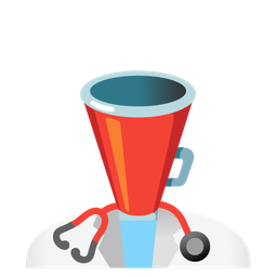 megaphone and stethoscope