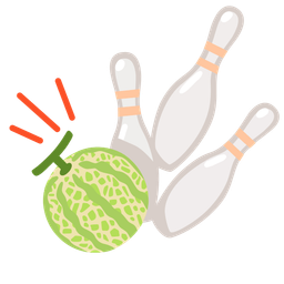 melon and bowling