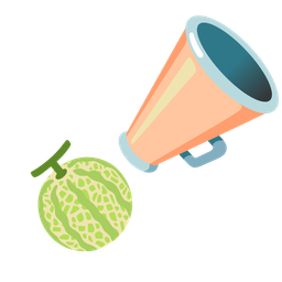 melon and megaphone
