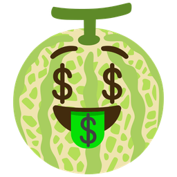 Melon and Money-mouth face
