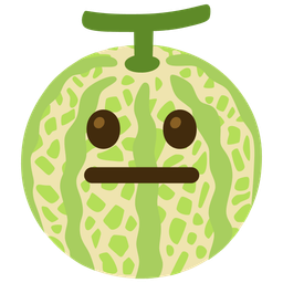 melon and neutral face