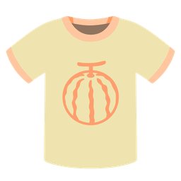 melon and t-shirt