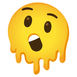 melting face and astonished face