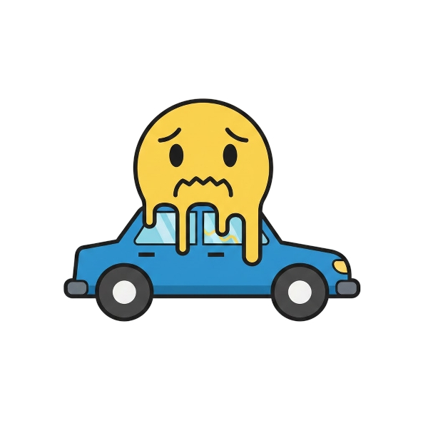 Melting face and Automobile