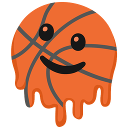 melting face and basketball