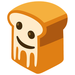 melting face and bread