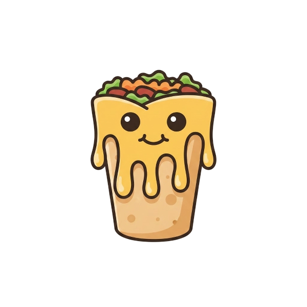 Melting face and Burrito