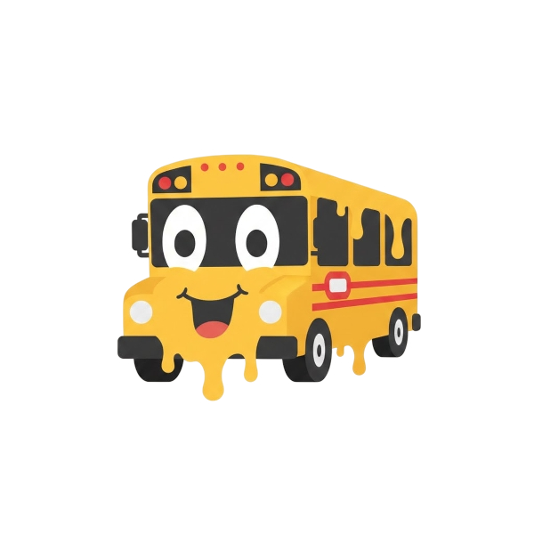 Melting face and Bus