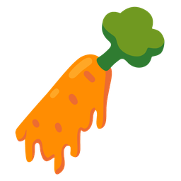 melting face and carrot