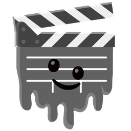 melting face and clapper board