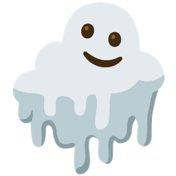 melting face and cloud