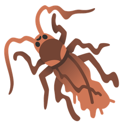 melting face and cockroach