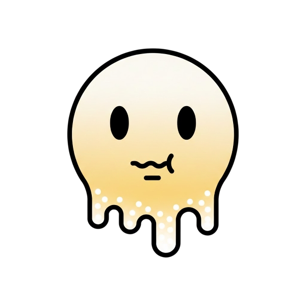 Melting face and Cooked rice