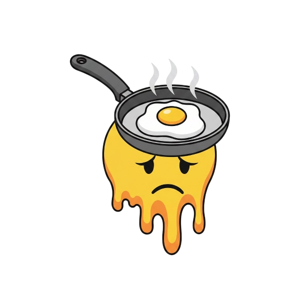 Melting face and Cooking