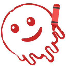 melting face and crayon