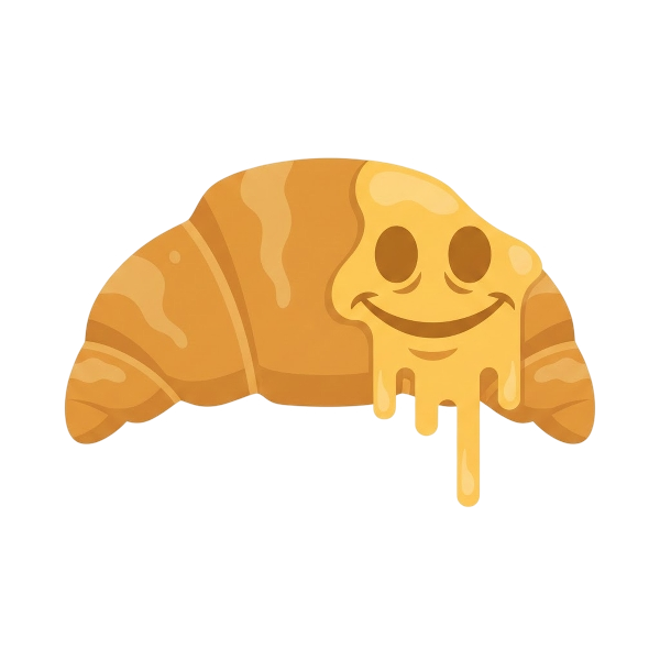 Melting face and Croissant