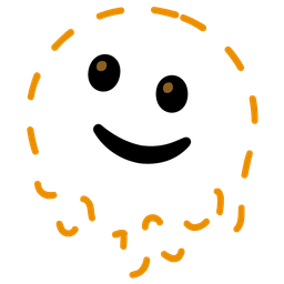 melting face and dotted line face