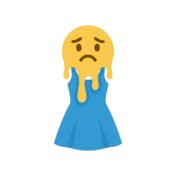 Melting face and Dress