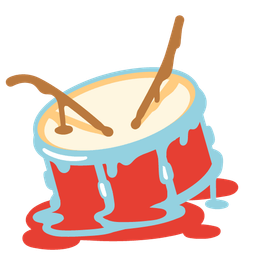 melting face and drum