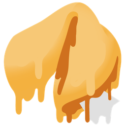 melting face and fortune cookie