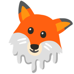 melting face and fox