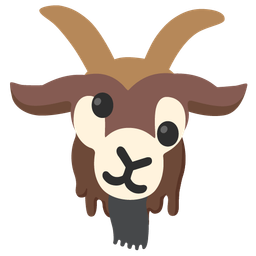 melting face and goat