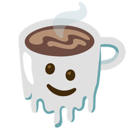 melting face and hot beverage