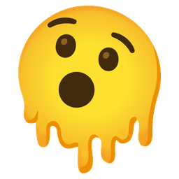 melting face and hushed face