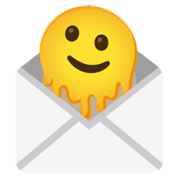 melting face and love letter