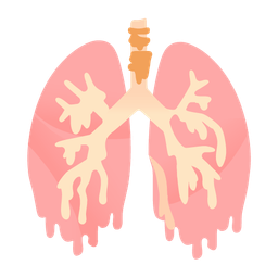 melting face and lungs