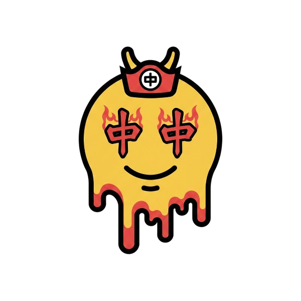 Melting face and Mahjong red dragon