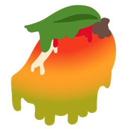 melting face and mango