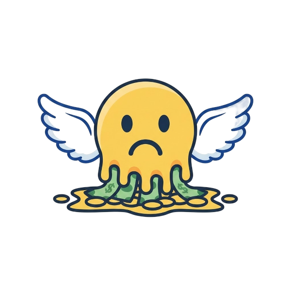 Melting face and Money with wings