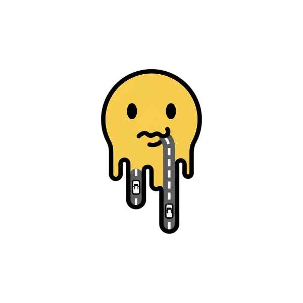 Melting face and Motorway