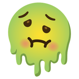 melting face and nauseated face