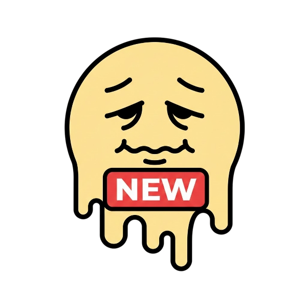 Melting face and NEW button