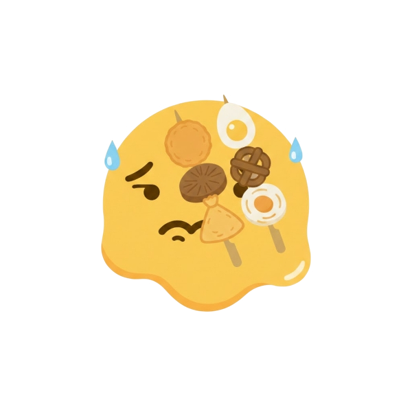 Melting face and Oden