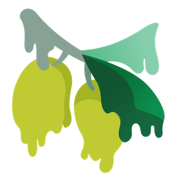 melting face and olive