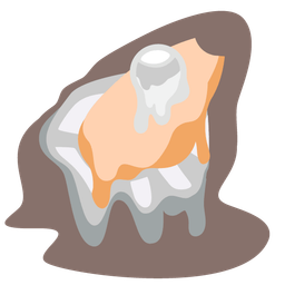 melting face and oyster