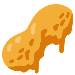 melting face and peanuts