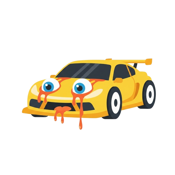 Melting face and Racing car